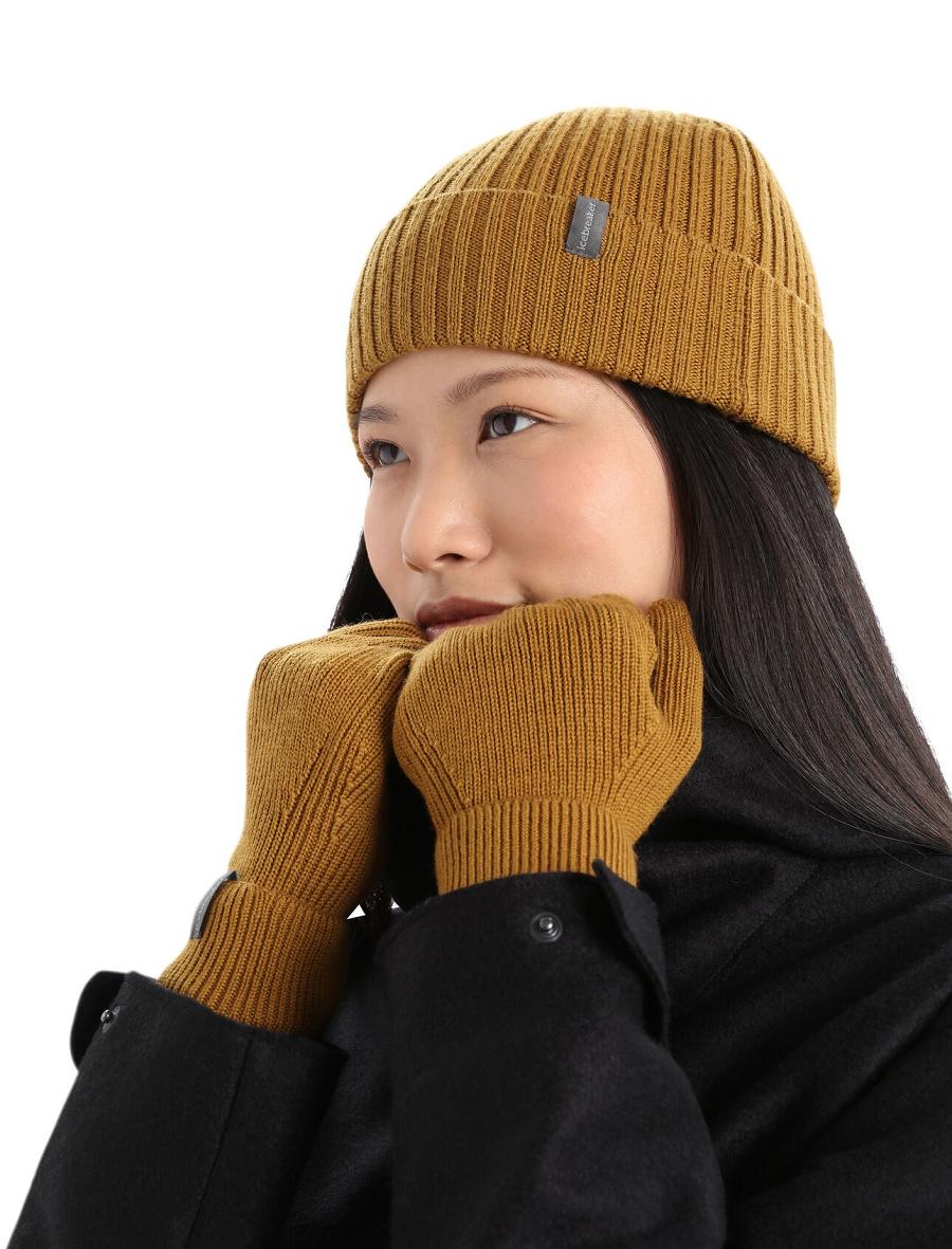 Clove Icebreaker Unisex Merino Rixdorf Women's Gloves | AU 1501VRWD